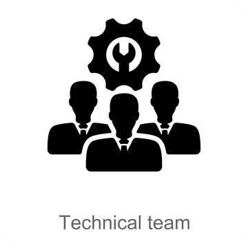 Technical Team Stock Illustration