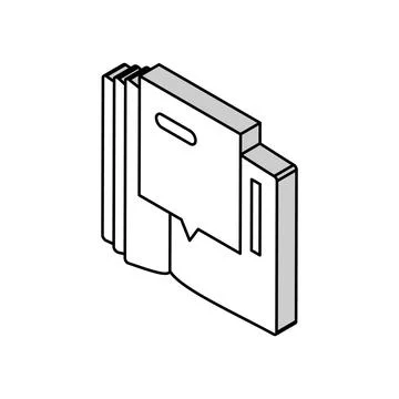 Technical terms isometric icon vector illustration Stock Illustration