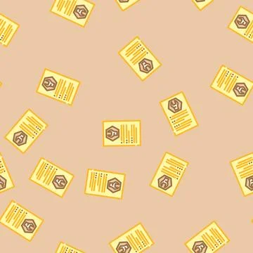 Technical terms vector seamless pattern Illustrazione stock