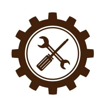 Technical tool icon Stock Illustration