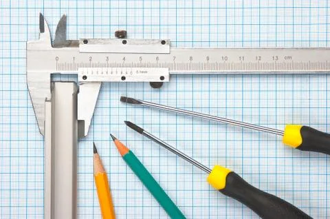 Technical tools Foto stock