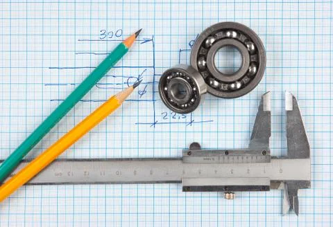 Technical tools Foto stock