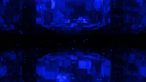 Technical tunnel background loop 4k Stock Footage 229320811