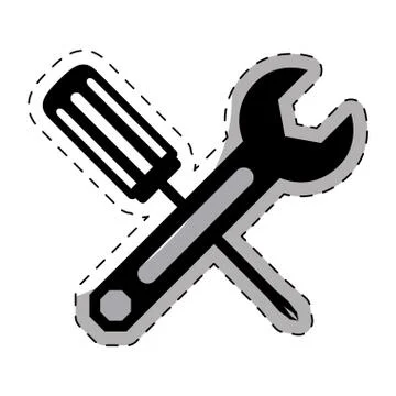 Technical workshop stock icon Stock Illustration