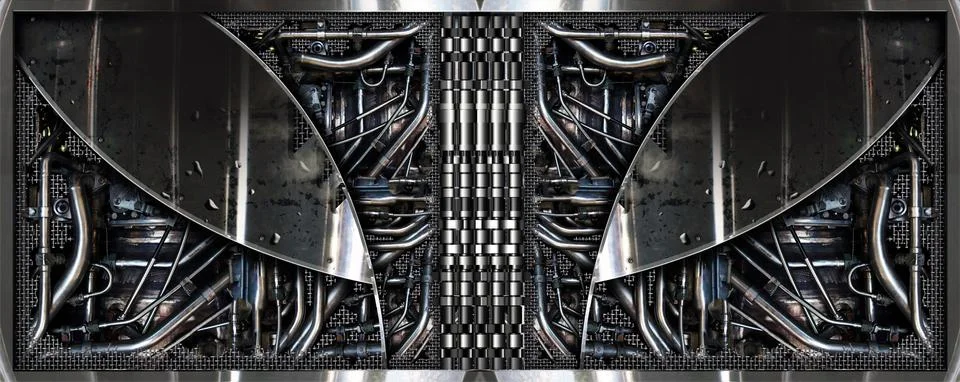 Technically background Illustrazione stock