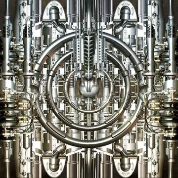 Technically electronic background Stock Illustration