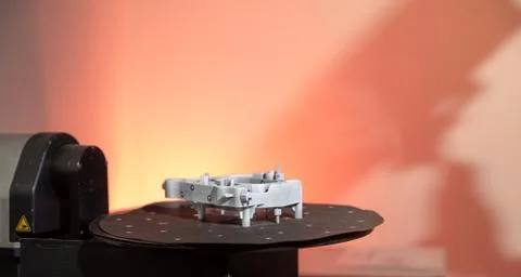 Technically professional machine for 3D scanning and measurement of plastic Stock Photos