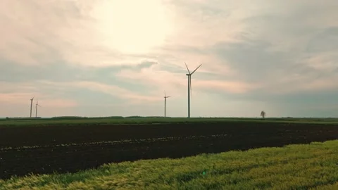 Technician Engineer In Wind Turbine 008 Stock Footage 273176739