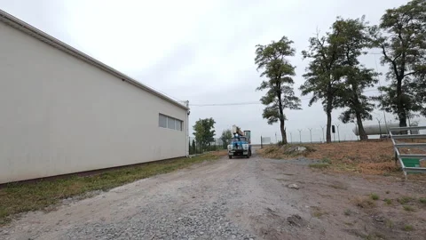 Technician equipment constructive. Worker installing engineering construction. Video stock 168754279