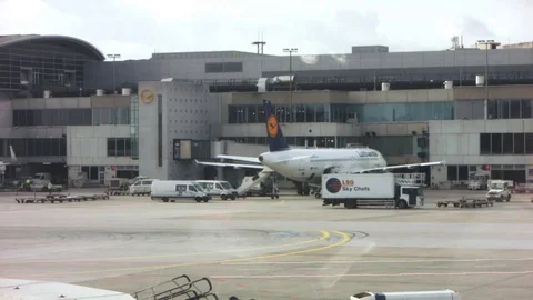 Technician Fueling the Plane Stock Footage 70177495