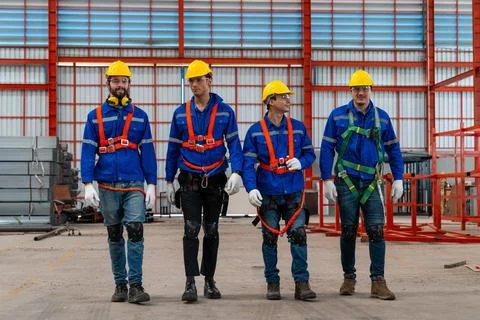 Technician full Team. Stock Photos