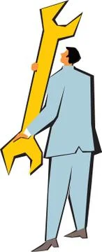 Technician Stock Illustration