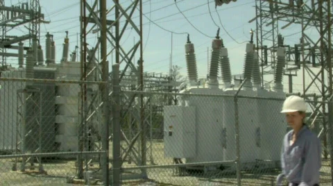 Technician at Power Pad Stock Footage 698958