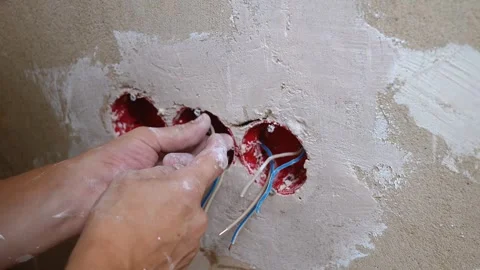 Technician Skilled In Modifying Wiring Inside Insulated Enclosures Indoors Stock Footage 329107455