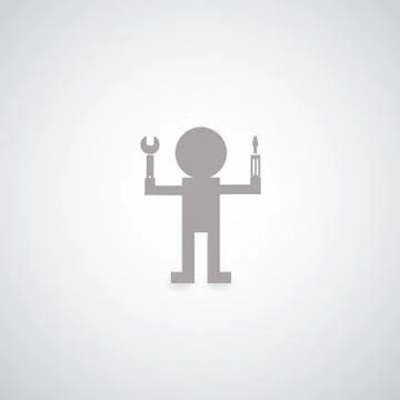 Technician symbol Stock Illustration