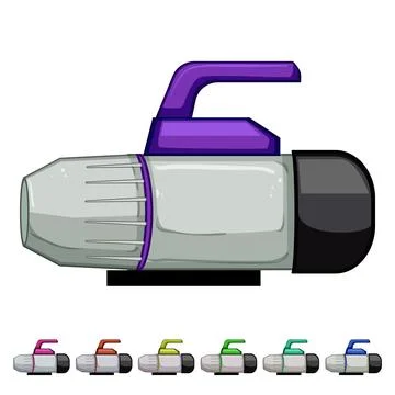 Technician vacuum pump cartoon vector graphic Stock Illustration