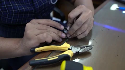 Technician working Stock Footage 184458693