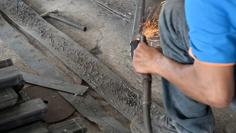 Technician working at garage Stock Footage 77133649