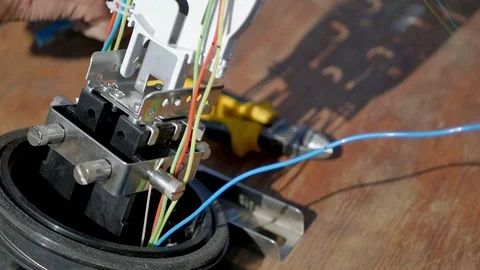 The technician works Stock Footage 81497286