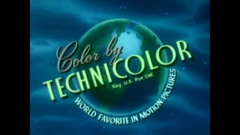 The technicolor logo. Video stock 82384373