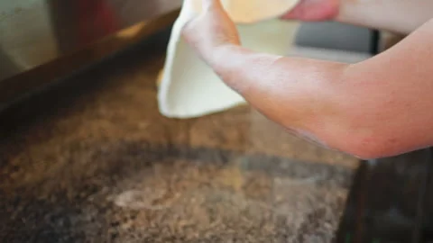 The Technique In The Hands Of The Chef Stock Footage 284892789