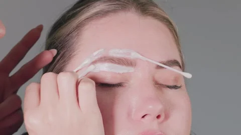 Techniques for Grooming Your Eyebrows Tips for Styling and Proper Care to Video stock 317371894