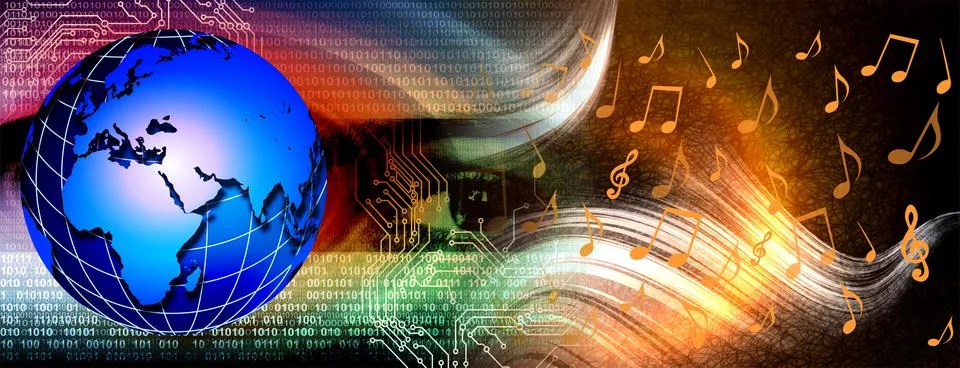 TECHNO-9040 Stock Illustration