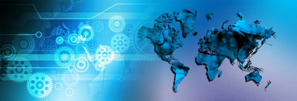 TECHNO-9070 Stock Illustration