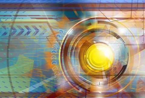 Techno abstract background Stock Illustration