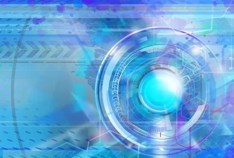 Techno abstract background Stock Illustration