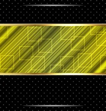 Techno abstract green background, striped texture Stock Illustration