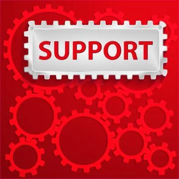 Techno background with gears. Stock Illustration