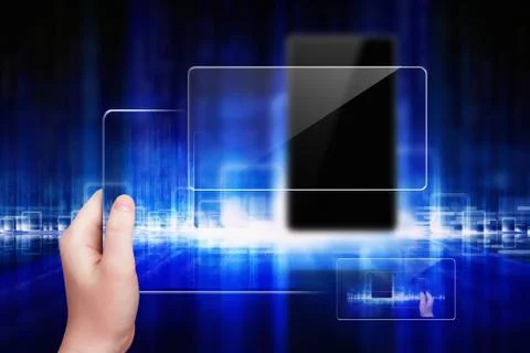 Techno background Фото