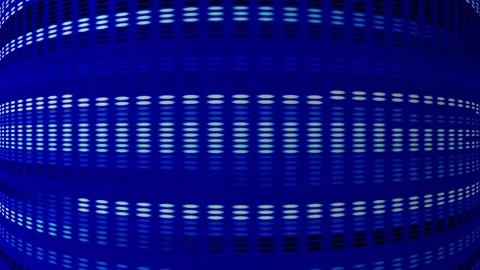 Techno Blue Background Stock Footage 158082222