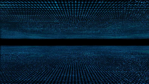 Techno blue motion background Stock Footage 242643134