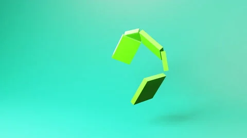 Techno cube 3d geometric video animation background. Looping 3D motion graphics Stockbeeldmateriaal 232087289