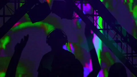 Techno Dance Stock Footage 156938674
