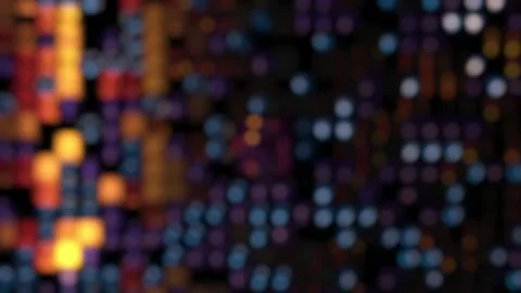 Techno Data Blurred Lights Background Video stock 169960096