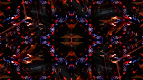 Techno Electric Matrix Pixel Pattern Shape Background Stock Footage 146773961