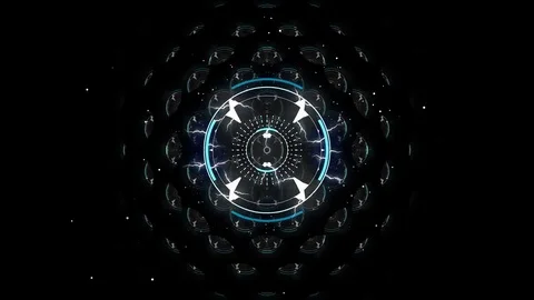 Techno Element 4K 03 Stock Footage 84909018