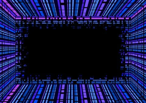 Techno frame background Stock Illustration