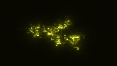 Techno glowing looping animated background Stock Footage 321055116