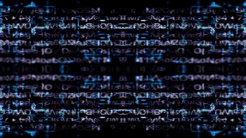 Techno Kaleido 1016: A Symmetrical Technology Kaleidoscope Stock Footage 113765392