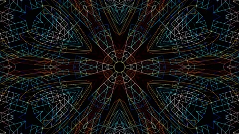 Techno Light Wire Pattern Matrix Background Loop Stock Footage 146774018