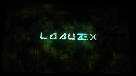 Techno LOADING text animation Stock Footage 121963583