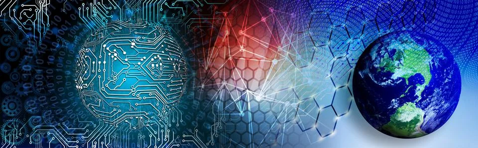 Techno-logy-1011 스톡 일러스트