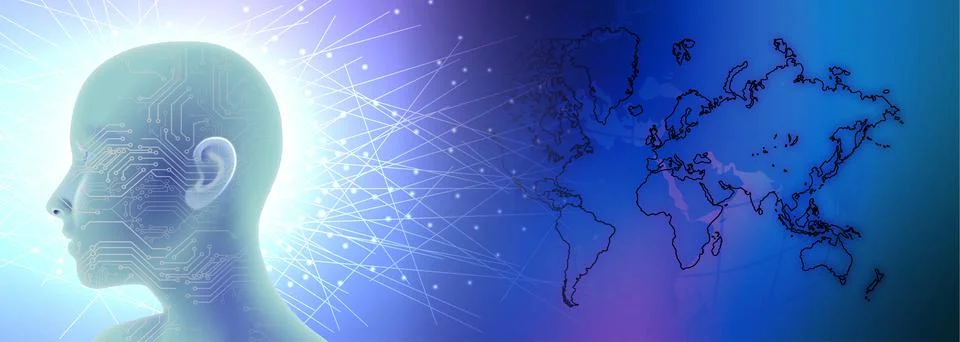 Techno-logy-1014 Illustrazione stock