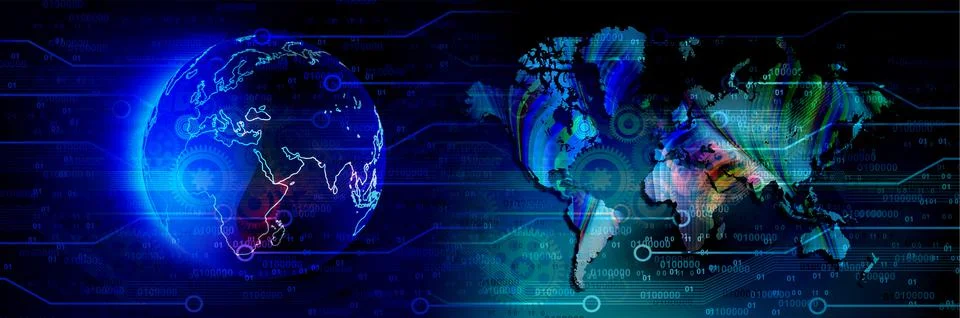 Techno-logy-1021 Illustrazione stock