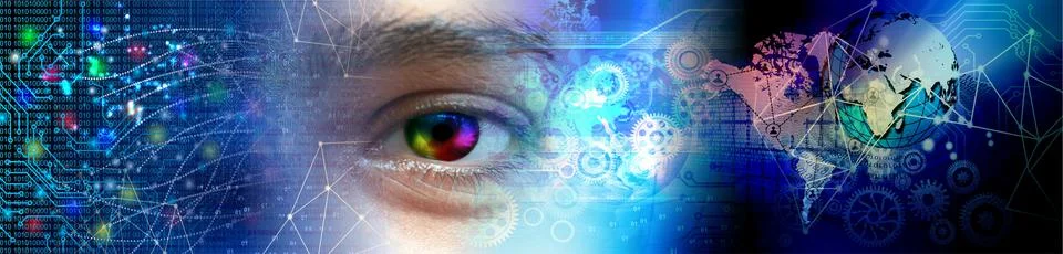 Techno-logy-1035 스톡 일러스트