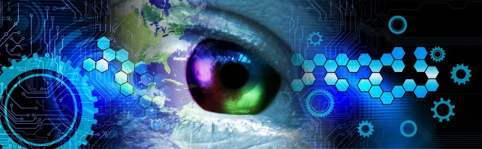 Techno-logy-1038 Illustrazione stock